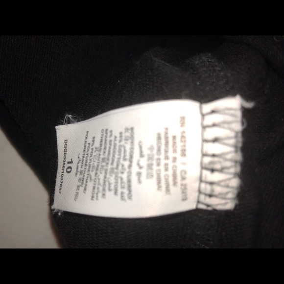 Girls splendid black jacket with diagonal zipper. Size 10. - Picture 8 of 8